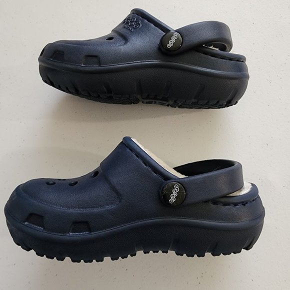 Jibbitz By Crocs Children Sandals C8 Navy Blue. - Picture 5 of 7